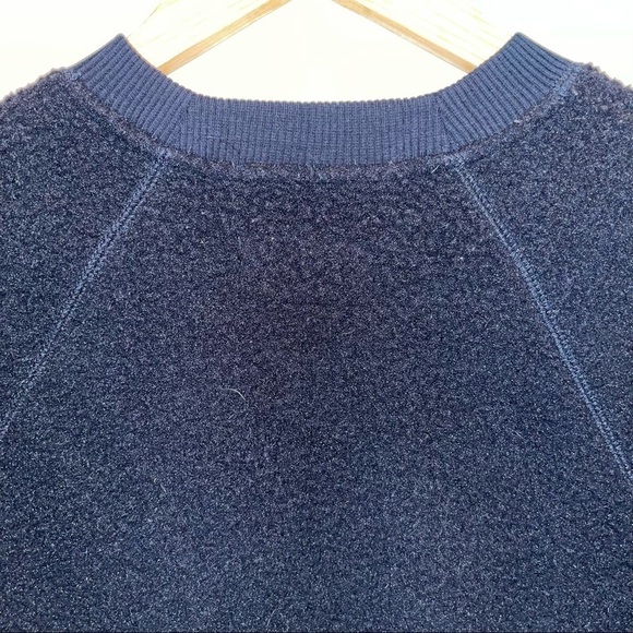 Everlane ReNew Fleece Raglan Sweatshirt Women’s Size Extra Small - Picture 5 of 7